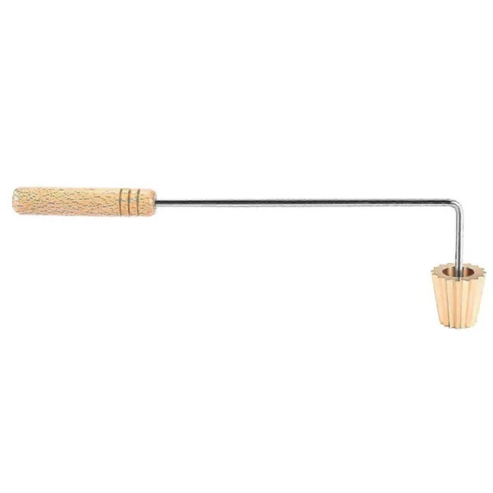 Forma prajituri, 32.5x11cm, auriu, cupru inox lemn
