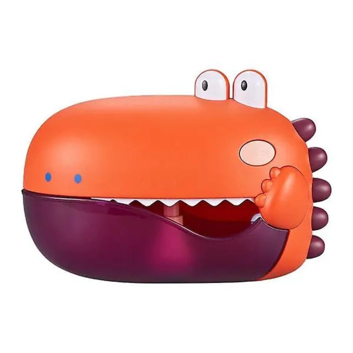 Narancssárga dinoszaurusz buborékfújó fürdőjáték 22x15.5cm