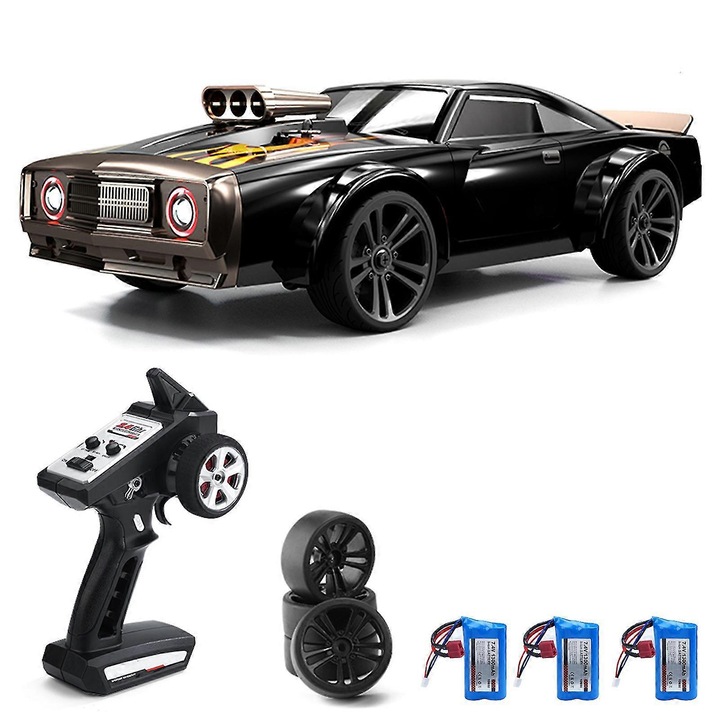 Masina Drift RC 1/16 4WD 35km/h Többszínű 33x15.5x9.5cm Szett