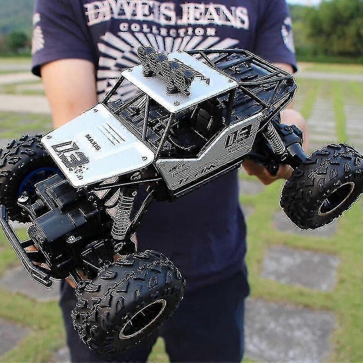 RC Terepjáró autó 1:12 4WD, 2.4GHz, fekete, 37x23x20cm