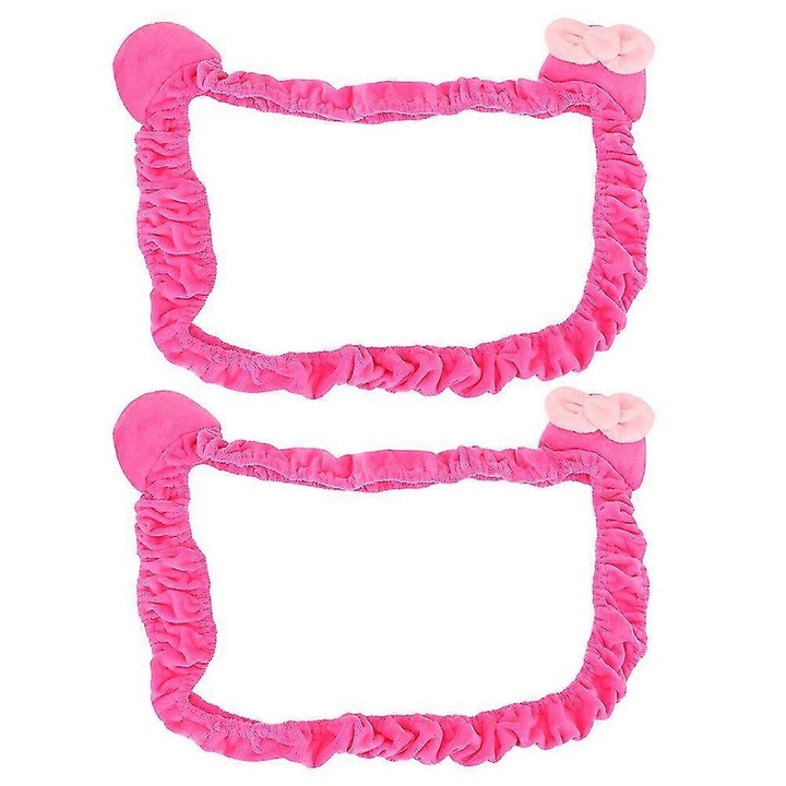 Set 2 huse monitor, roz, 240x5.5x4cm, elastic