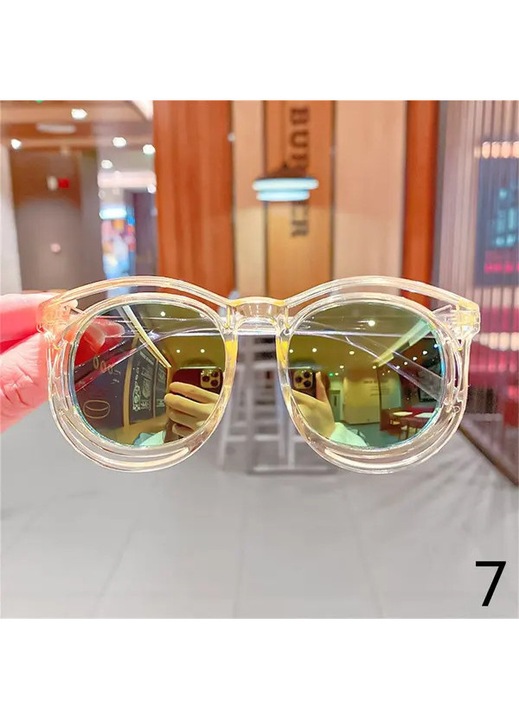 Ochelari de soare copii, colorat, UV, 7 inch