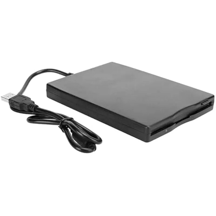 Külső floppy meghajtó 3.5 inch USB vékony fekete 40cm