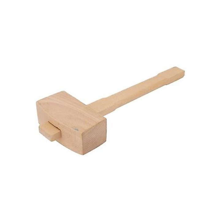 Ciocan lemn T, unelte tamplarie, profesional, maro, 20x15cm