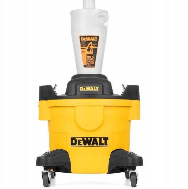 Separator de Praf DeWALT DXVCS002 Ciclonic Capacitate Colectare 23L Galben/Negru