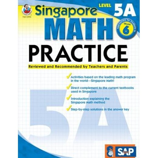 Singapore Math Practice Level 5A, Grade 6,