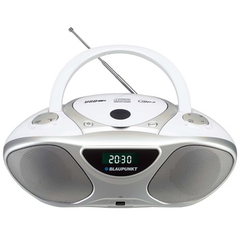 Microsistem Blaupunkt BB14WH, FM, CD, USB, AUX, alb Microsistem Blaupunkt BB14WH, FM, CD, USB, AUX, alb