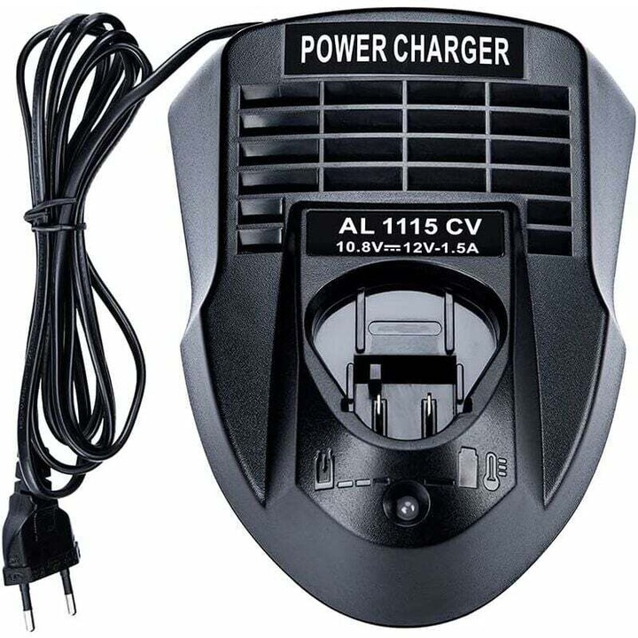Incarcator baterie Li-Ion 10.8V 12V 1.5A compact OEM