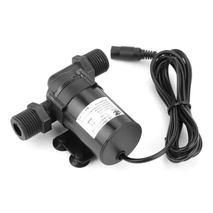 Pompa apa 12V fara perii 1000L/h 3,8M compacta usoara