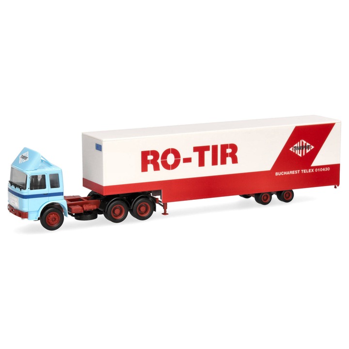 Autotren Roman Diesel 6x4 Sz, Herpa, többszínű, 19 cm hosszú, H0, 320696, 14+