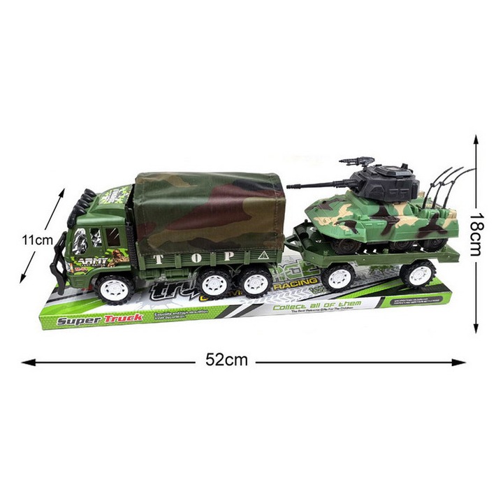 Camion de Jucarie Functional, 52 cm, Plastic Rezistent, Cadou Baieti 3+ Ani
