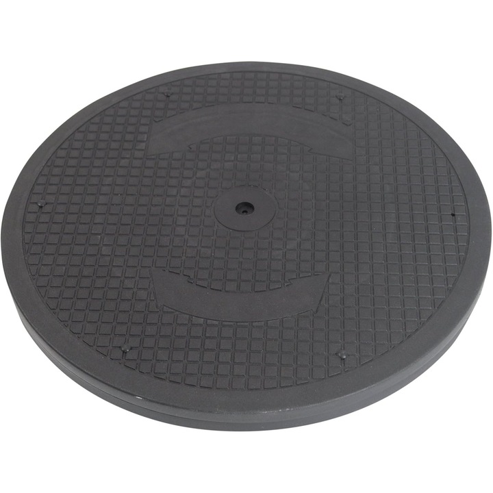 360 fokban forgatható tartó, 40x2.5cm, 100kg teherbírás, fekete