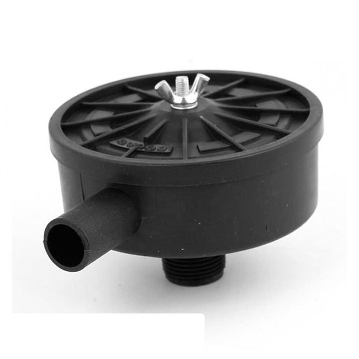 Filtru compresor aer, plastic, negru, 105x46mm, filet 20mm