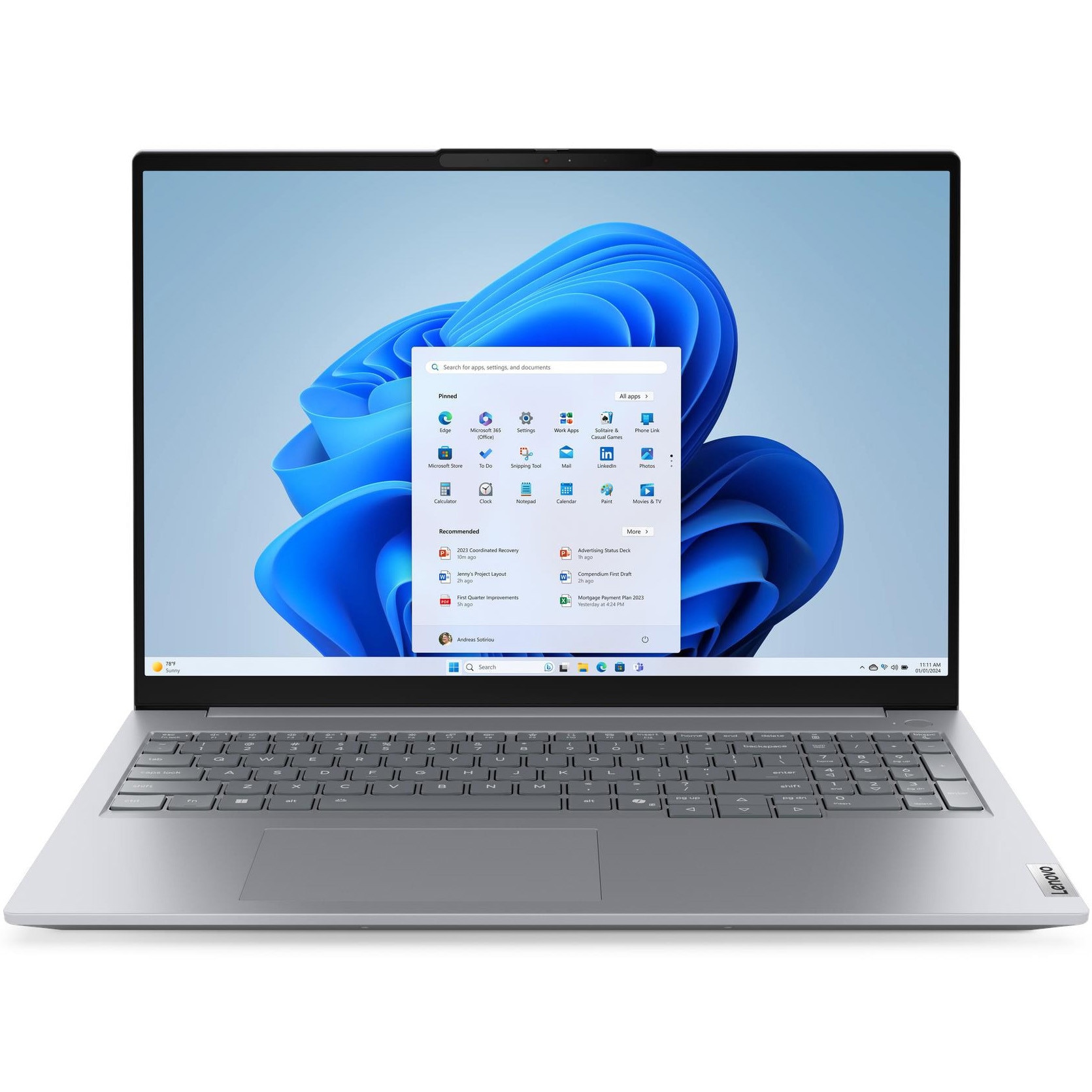Laptop Lenovo ThinkBook 16 G8 IAL Procesor Intel® Core™ Ultra 5 135H 18M Cache, up to 4.60 GHz, 16" WUXGA, 16GB DDR5, 512GB SSD, Intel Graphics, Gri
