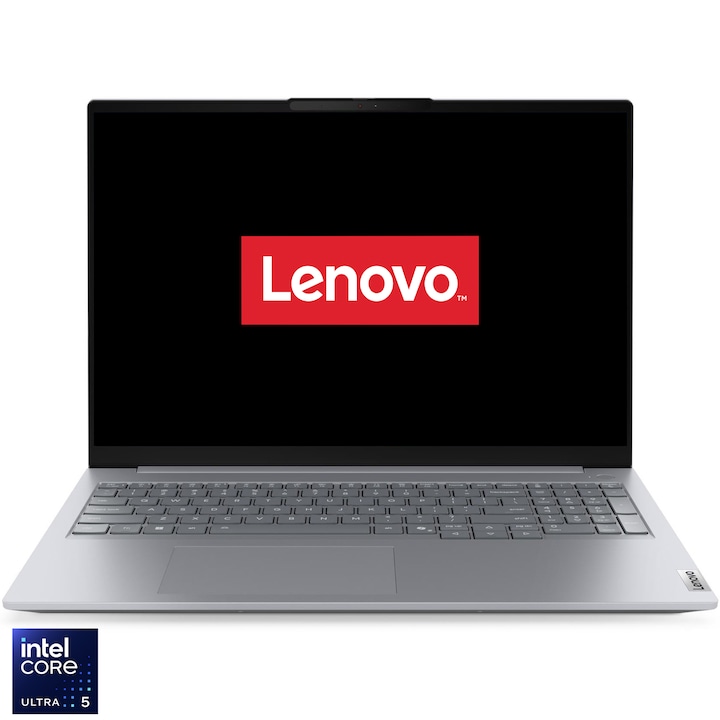 Laptop Lenovo ThinkBook 16 G8 IAL Procesor Intel® Core™ Ultra 5 135H 18M Cache, up to 4.60 GHz, 16" WUXGA, 16GB DDR5, 512GB SSD, Intel Graphics, Gri