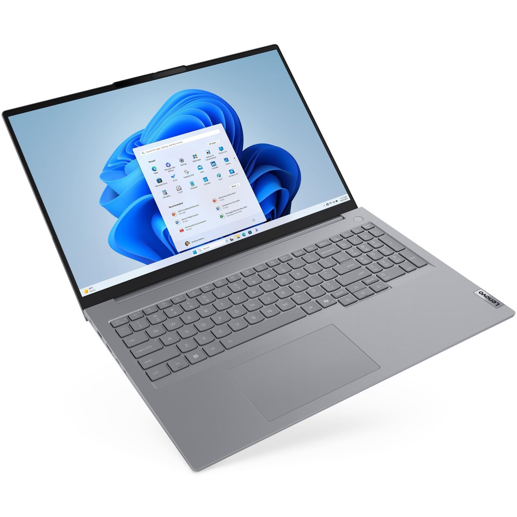 Laptop Lenovo ThinkBook 16 G8 IAL Procesor Intel® Core™ Ultra 5 135H 18M Cache, up to 4.60 GHz, 16" WUXGA, 16GB DDR5, 512GB SSD, Intel Graphics, Gri