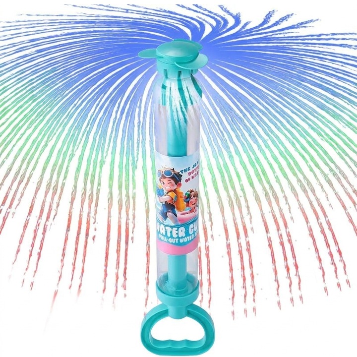 Pistol cu Apa Inovator Tip Fluture, Bytelike, Mecanism de Pulverizare Rotativ, Rezervor Mare Capacitate, Design Colorat pentru Petreceri si Activitati in Aer Liber