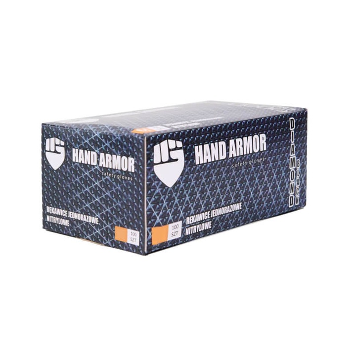 Hand Armor Diamond Black XL - eldobható nitril kesztyű 100db