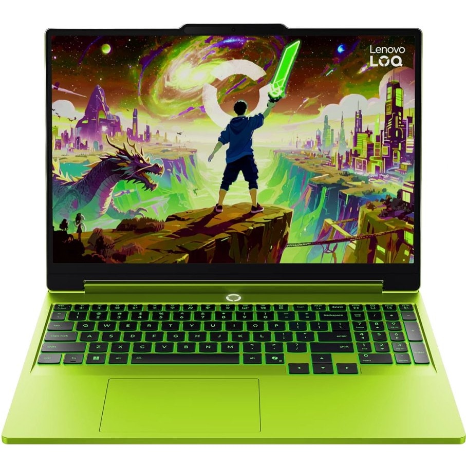 Laptop Lenovo LOQ, 15.3" WUXGA, AMD Ryzen™ 7 250 pana la 5.1 GHz, 16 GB RAM DDR5 5600, 512 GB SSD, NVIDIA® GeForce® RTX 5050 8 GB, Windows 11 Home, Surge Green 512 GB