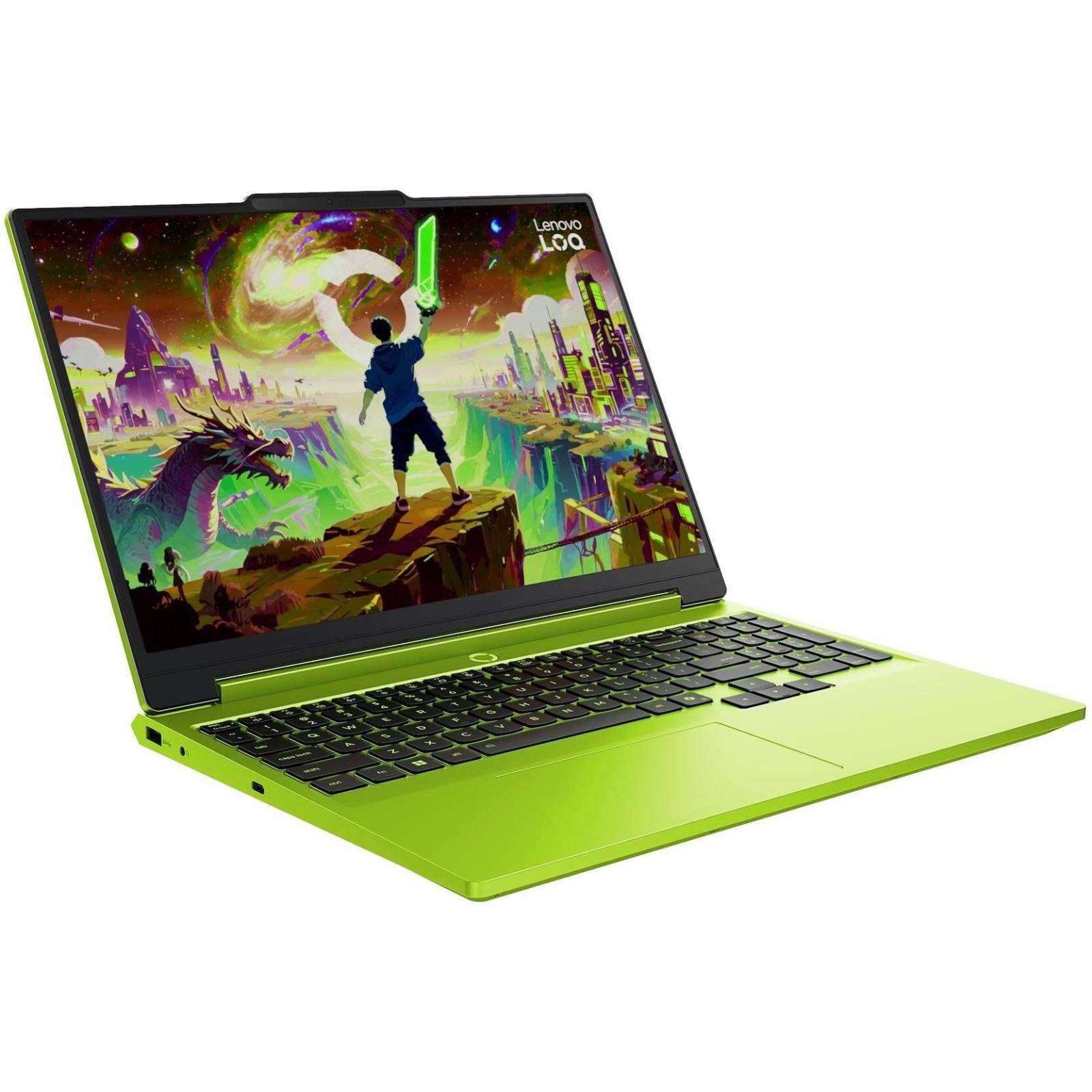 Laptop Lenovo LOQ, 15.3" WUXGA, AMD Ryzen™ 7 250 pana la 5.1 GHz, 16 GB RAM DDR5 5600, 512 GB SSD, NVIDIA® GeForce® RTX 5050 8 GB, Windows 11 Home, Surge Green 512 GB