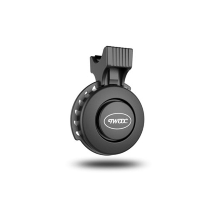 Sonerie bicicleta electrica USB reincarcabila sunet puternic negru