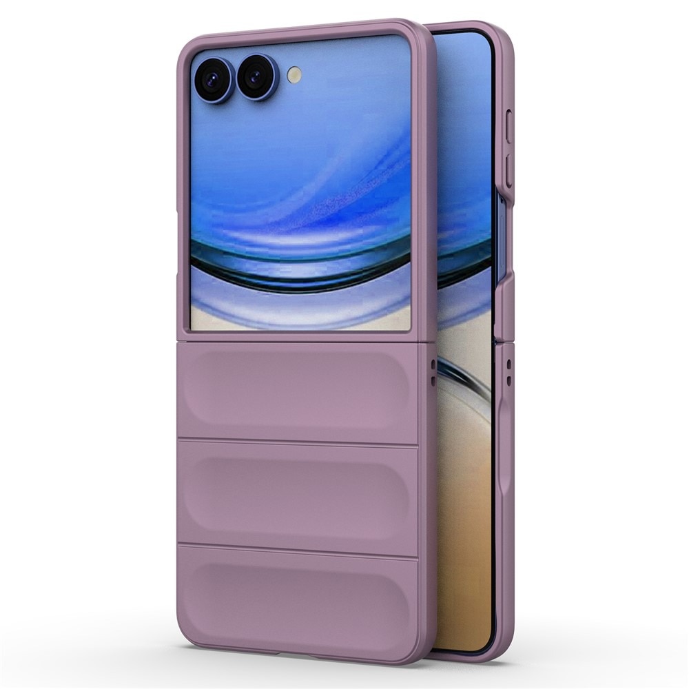 Husa pentru Samsung Galaxy Z Flip 8 DaDen® Magic Shield, Antisoc, Material flexibil, TPU, Mov