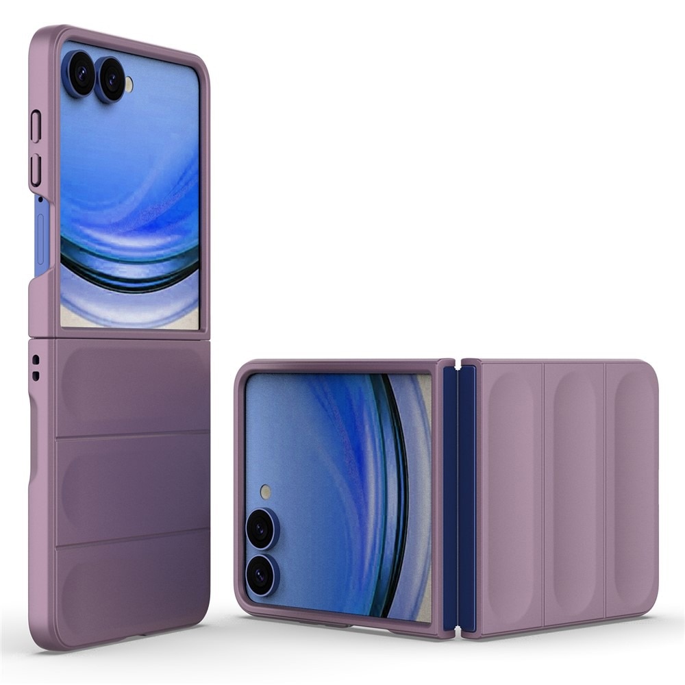 Husa pentru Samsung Galaxy Z Flip 8 DaDen® Magic Shield, Antisoc, Material flexibil, TPU, Mov