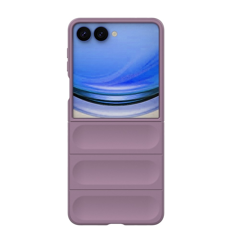 Husa pentru Samsung Galaxy Z Flip 8 DaDen® Magic Shield, Antisoc, Material flexibil, TPU, Mov