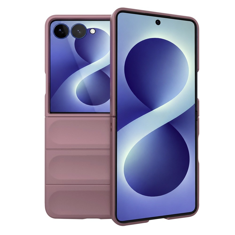 Husa pentru Samsung Galaxy Z Flip 8 DaDen® Magic Shield, Antisoc, Material flexibil, TPU, Mov