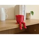 Trandafir decorativ, VeliumCraft, 8.6x6.5x5 cm, picioare articulate, cadou pentru o persoana draga, printat 3D, rosu