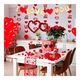 Accesorii petrecere Love decor Valentine inima baloane petale ghirlanda runner