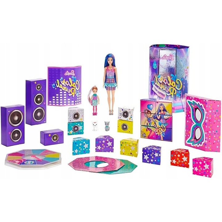 Papusi Barbie Color Reveal Impreza set 50 surprize