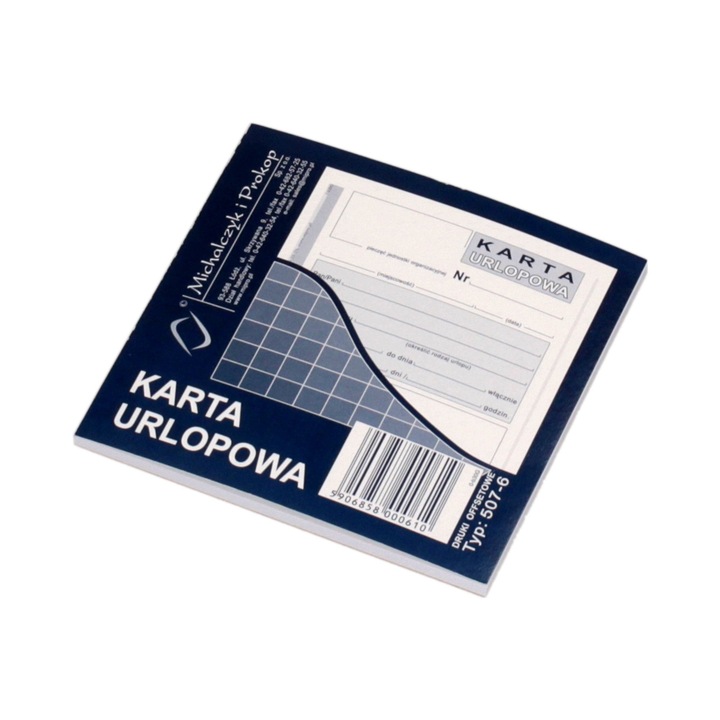 Karta urlopowa Michalczyk i Prokop 2/3 A6 offset 40x20 foi