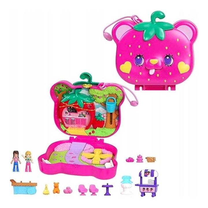 Set de Joaca 2 Papusi si 12 Accesorii Fidget, Compact, pentru Calatorii