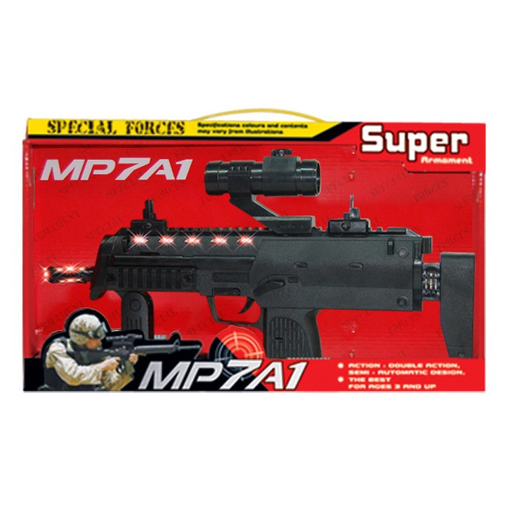 Set Pusca de Jucarie, Plastic Durabil, Idee Cadou Copii 6+ Ani