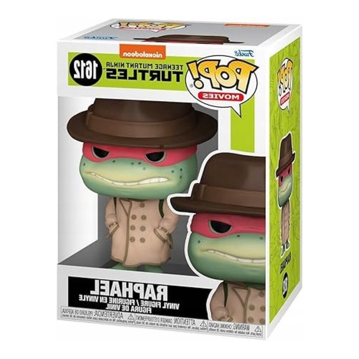Figurina Funko Raphael TMNT cu pelerina si palarie colectionara