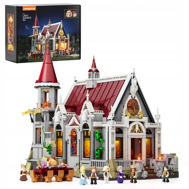 Set constructie LUMIBRICKS Medieval Castle, 3232 piese, LED, multicolor, 15-20h