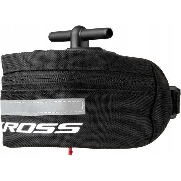 Geanta sub sa Kross Flow L, 12x4.5x7cm, negru, reflectorizanta