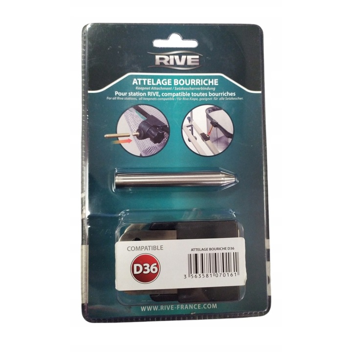 Suport plasa cu bolt Rive Attelage Bourich D36, 36mm