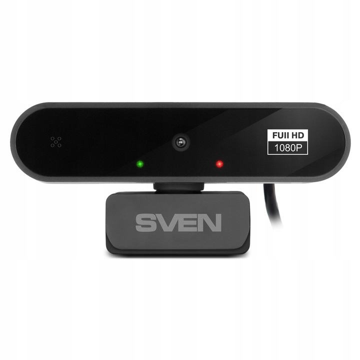 Уеб камера SVEN IC-965 Full HD микрофон регулируем ъгъл черен 112x56x51mm
