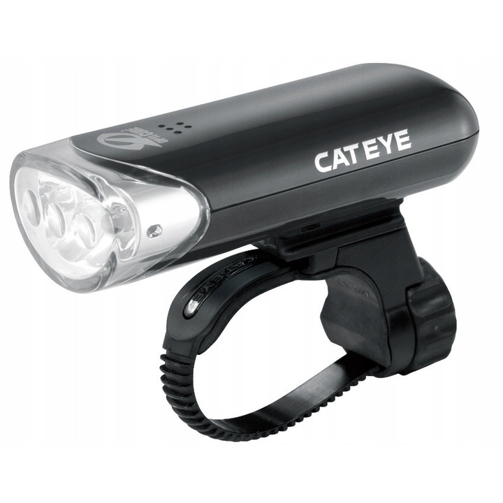 Set lumini fata-spate si ciclocomputer wireless CatEye negru 84x36x27cm 51g