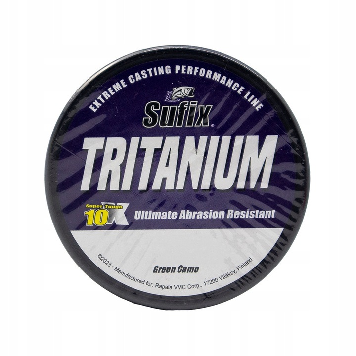 Fir pescuit Sufix Tritanium 0.37mm 895m verde camuflaj