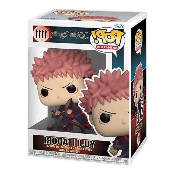Figurina Funko Jujutsu Kaisen Yuji Itadori fosforescenta