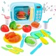 Cuptor cu microunde pentru copii deAO cu sunete si mancare, multicolor, 3 ani+