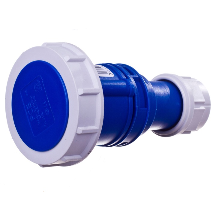 Priza portabila PCE SHARK 16A 3P 230V albastru IP67