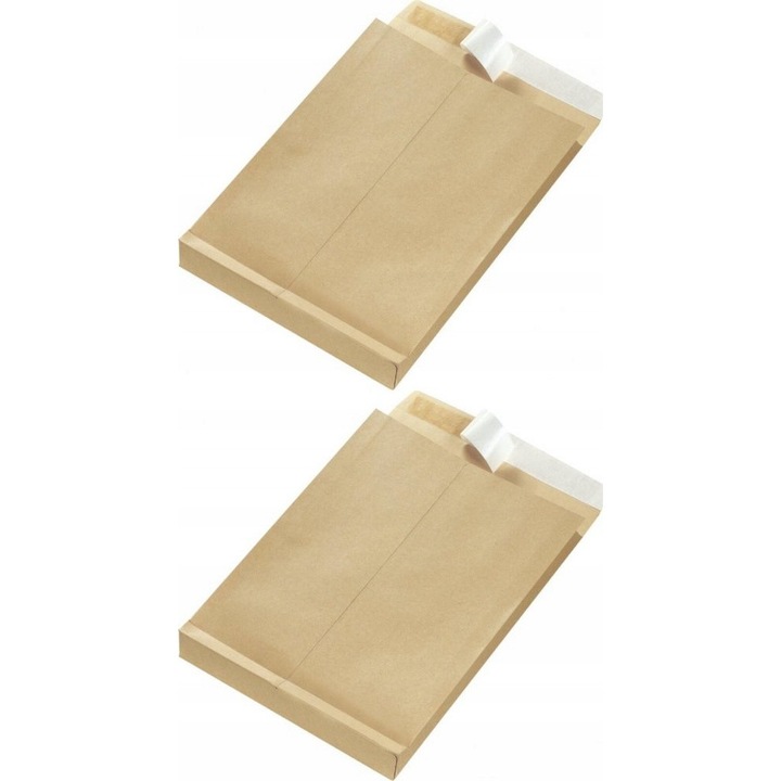 Plicuri extinse NC C4 maro 229x324x38mm set 250 buc