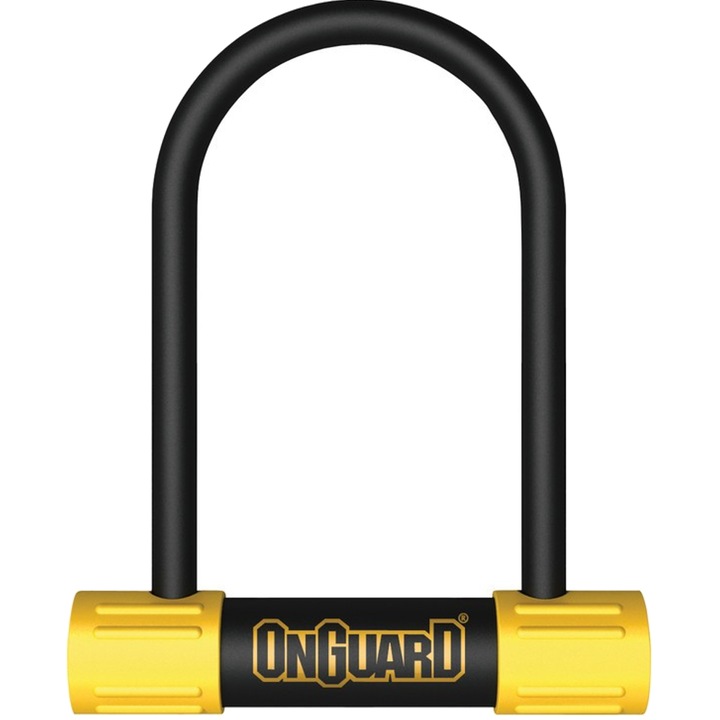 Lacat U-lock Onguard Bulldog Mini, otel calit, 13x90x140mm, negru