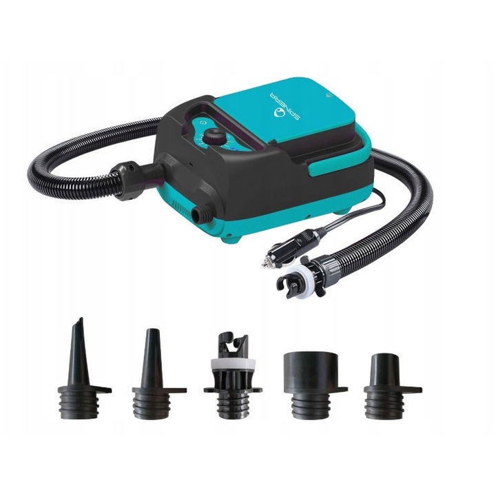 Spinera SUP4 elektromos pumpa, 16 PSI, 4000 mAh akkumulátor, fekete, 2.6kg