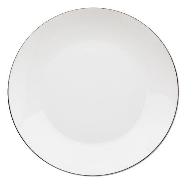 Farfurie plata Florina Elsa portelan 26,5cm alba