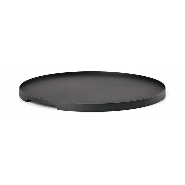 Tava rotunda Zone Denmark Singles neagra 35x1.8cm